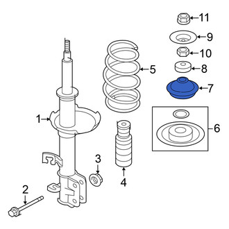 Nissan OE - Front Upper Coil Spring Insulator