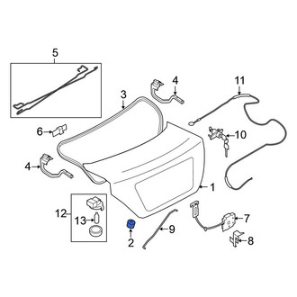 Nissan OE - Inner Deck Lid Stop Buffer