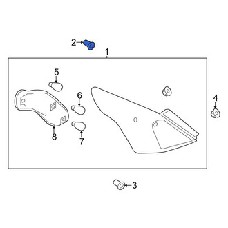 Nissan OE - Tail Light Grommet