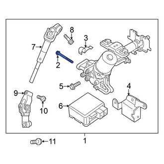 Nissan OE - Upper Steering Shaft Bolt