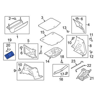 Nissan OE - Rear Cargo Area Light