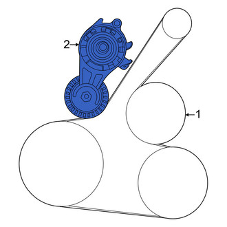 Nissan OE - Accessory Drive Belt Tensioner Assembly