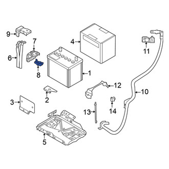 Nissan OE - Battery Cable Terminal End