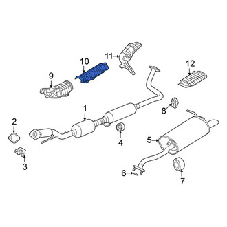 Nissan OE - Center Front Floor Pan Heat Shield