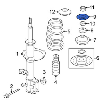 Nissan OE - Suspension Strut Mount Insulator