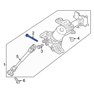 Nissan OE - Upper Steering Shaft Bolt