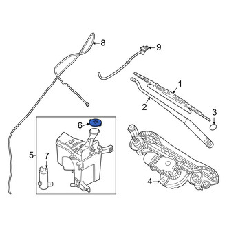 Nissan OE - Front Washer Fluid Reservoir Cap