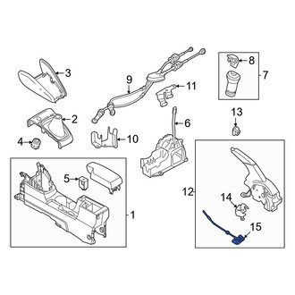 Nissan OE - Rear Right Parking Brake Cable
