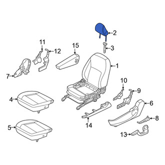 Nissan OE - Front Left Headrest