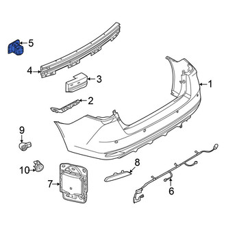 Nissan OE - Rear Right Frame Rail End