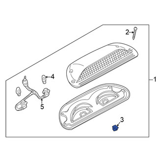 Nissan OE - License Plate Light Assembly Grommet