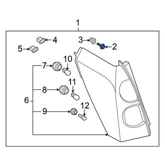 Nissan OE - Bumper Cover Screw