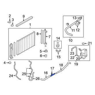 Nissan OE - Engine Coolant Pipe