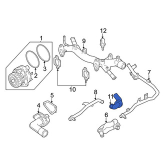 Nissan OE - Upper Radiator Coolant Hose