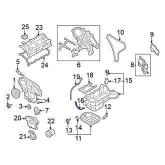 Nissan OE - Engine Oil Dipstick Tube O-Ring