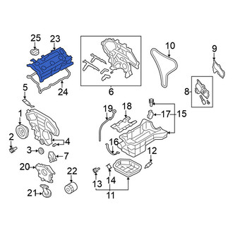 Nissan OE - Rear Engine Valve Cover