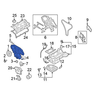 Nissan OE - Outer Engine Timing Cover