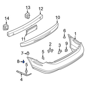 Nissan OE - Bumper Cover Screw