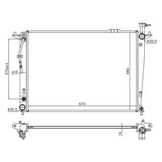 Nissens® - Engine Coolant Radiator