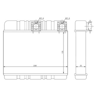 Nissens® - HVAC Heater Core