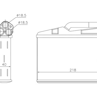 Nissens® - HVAC Heater Core