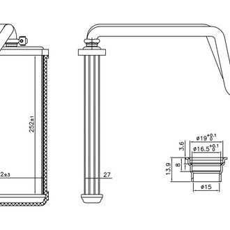 Nissens® - HVAC Heater Core