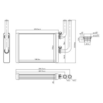 Nissens® - HVAC Heater Core