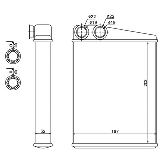 Nissens® - HVAC Heater Core