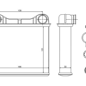 Nissens® - HVAC Heater Core