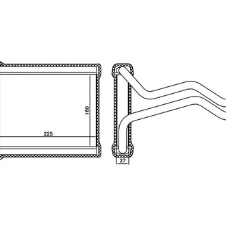 Nissens® - HVAC Heater Core