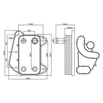 Nissens® - Oil Cooler