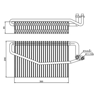 Nissens® - A/C Evaporator Core