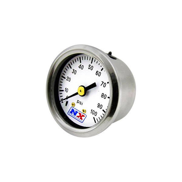 Nitrous Express® - 1-1/2" Fuel Pressure Gauge, 0-100 PSI