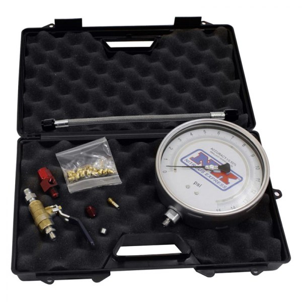 Nitrous Express® - 6" Master Flo-Check Pro Gauge Kit