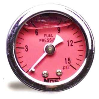 Nitrous Oxide Systems® - Liquid Filled Fuel Pressure Gauges for EFI Applications