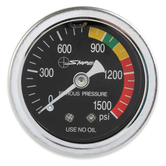 Nitrous Oxide Systems® - 1-1/2" Liquid Filled Nitrous Pressure Gauge, 0-1500 PSI