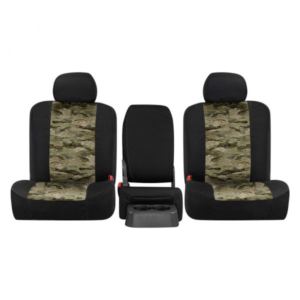  Northwest Seat Covers® - A-TACS™ 1st Row Camo iX Green Sport Custom Seat Cover
