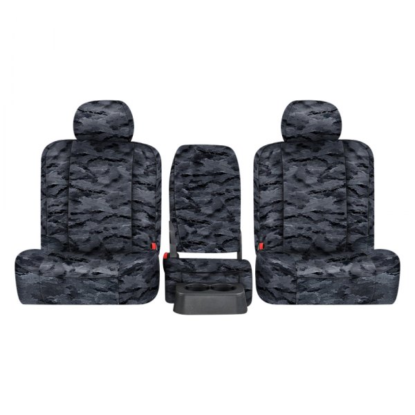  Northwest Seat Covers® - A-TACS™ 1st Row Camo LE-X Blue Custom Seat Covers