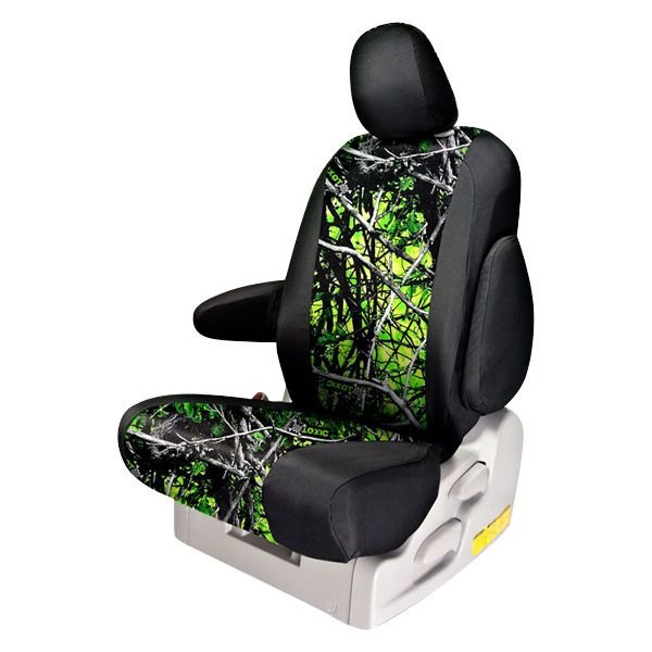  Northwest Seat Covers® - Moonshine™ 1st Row Camo Toxic Sport Custom Seat Covers