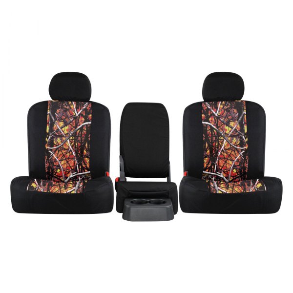  Northwest Seat Covers® - Moonshine™ 1st Row Camo Wildfire Sport Custom Seat Covers