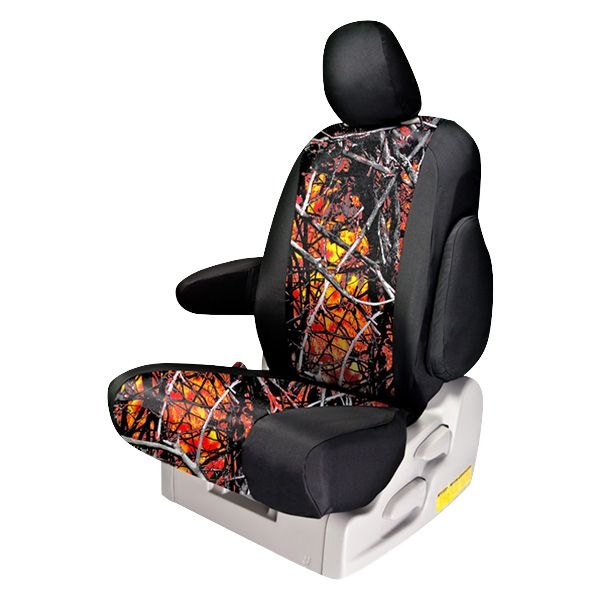 Northwest Seat Covers® - Moonshine™ 2nd Row Camo Wildfire Sport Custom Seat Covers