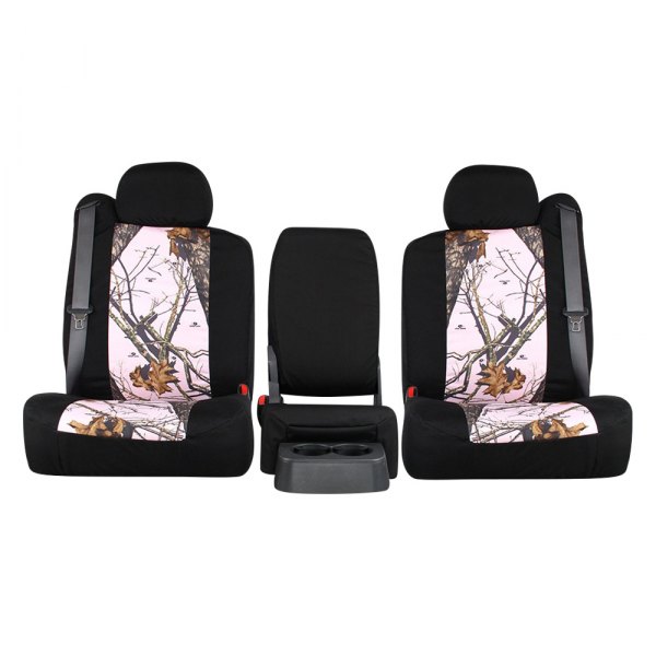  Northwest Seat Covers® - Mossy Oak™ 2nd Row Camo Break Up Pink Sport Custom Seat Covers