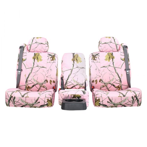  Northwest Seat Covers® - Realtree™ 2nd Row Camo AP Pink Custom Seat Cover