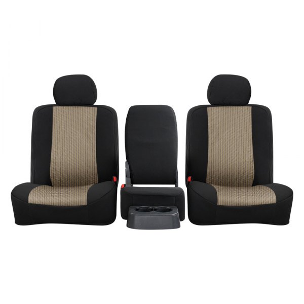  Northwest Seat Covers® - Cool Sport™ 1st Row Tan Custom Seat Covers