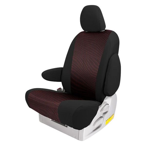  Northwest Seat Covers® - Cool Sport™ 1st Row Dark Red Custom Seat Covers