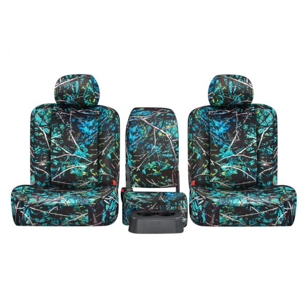  Northwest Seat Covers® - Moonshine™ 1st Row Camo Serenity Custom Seat Cover