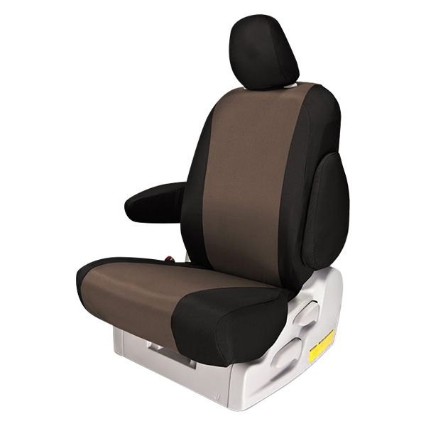  Northwest Seat Covers® - WorkPro™ Atomic™ 1st Row Dark Saddle Sport Custom Seat Covers