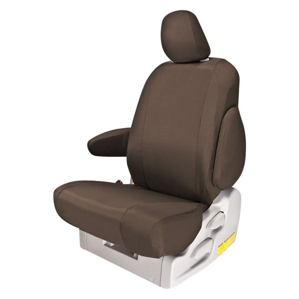  Northwest Seat Covers® - WorkPro™ Atomic™ 1st Row Dark Saddle Custom Seat Covers