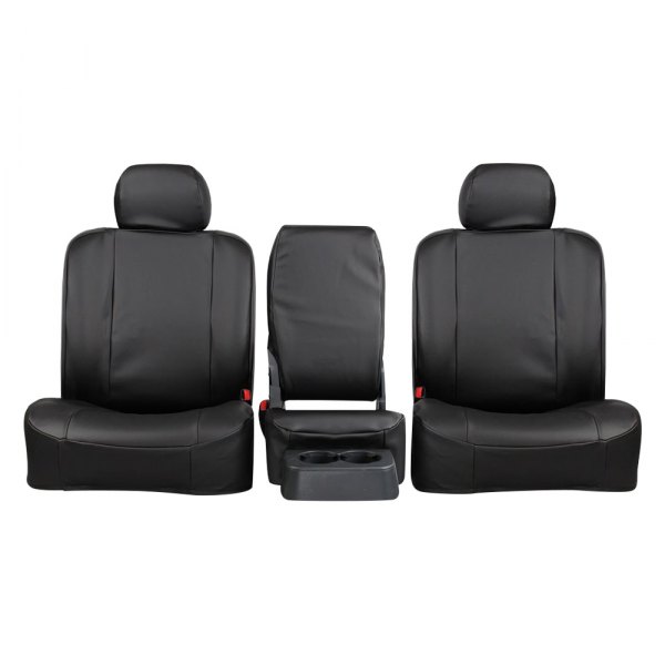  Northwest Seat Covers® - WorkPro™ Vinyl™ 1st Row Black Custom Seat Covers