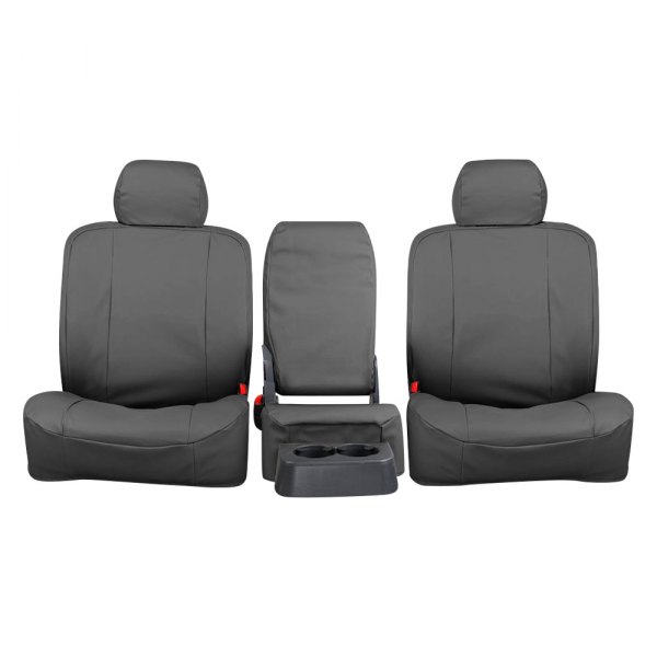  Northwest Seat Covers® - WorkPro™ Vinyl™ 1st Row Charcoal Custom Seat Covers